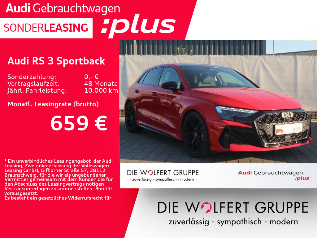 Audi RS 3 Sportback RS-SPORTAGA*280KM/H*PANO*HUD*ACC
