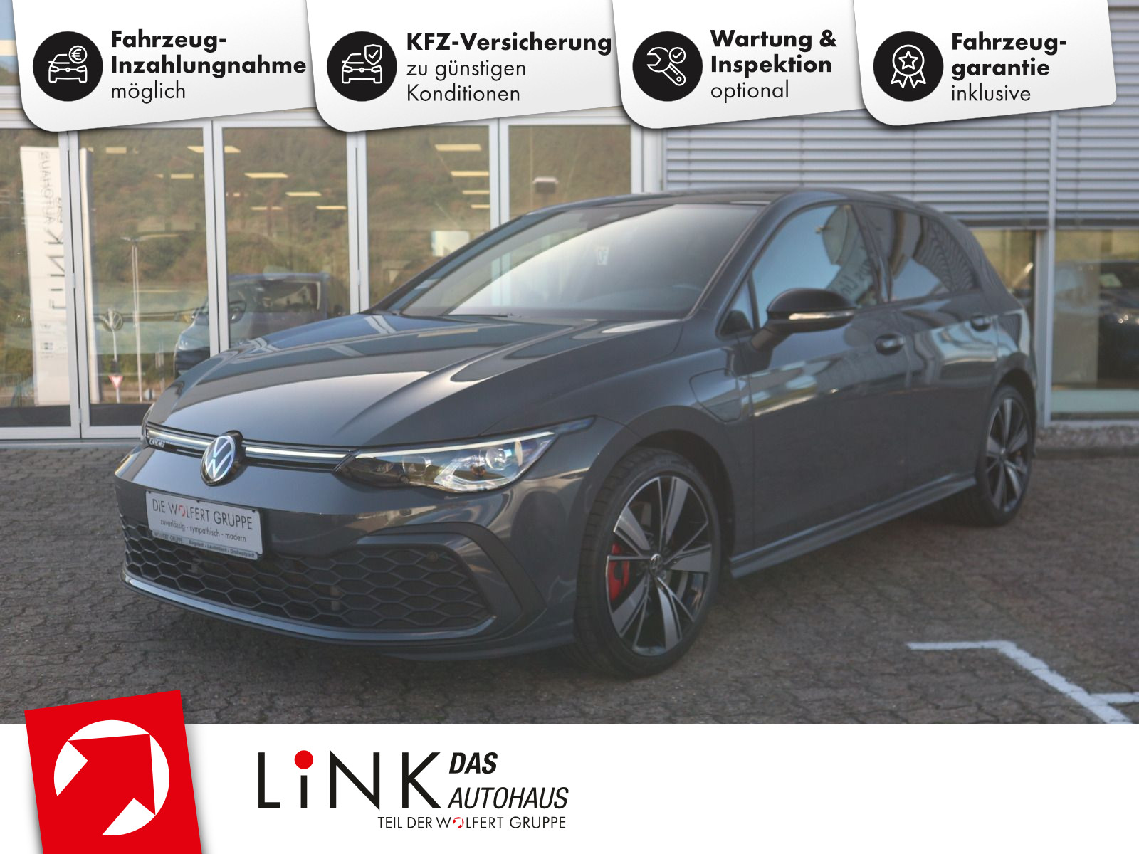 Volkswagen Golf GTE 1.4 eHybrid DSG PANO ACC RFK BLACK