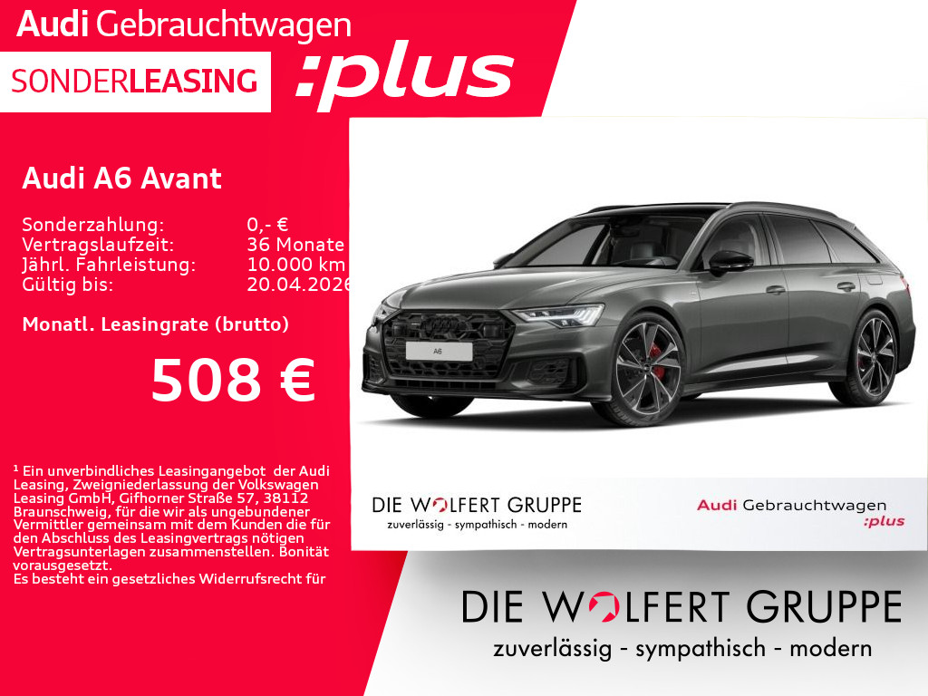Audi A6 Avant S line 55 TFSI e quattro S tronic PANO