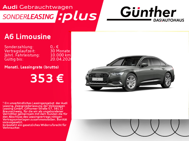 Audi A6 Limousine 40 TDI+WINTERRÄDER+HEAD UP+PANORAMA