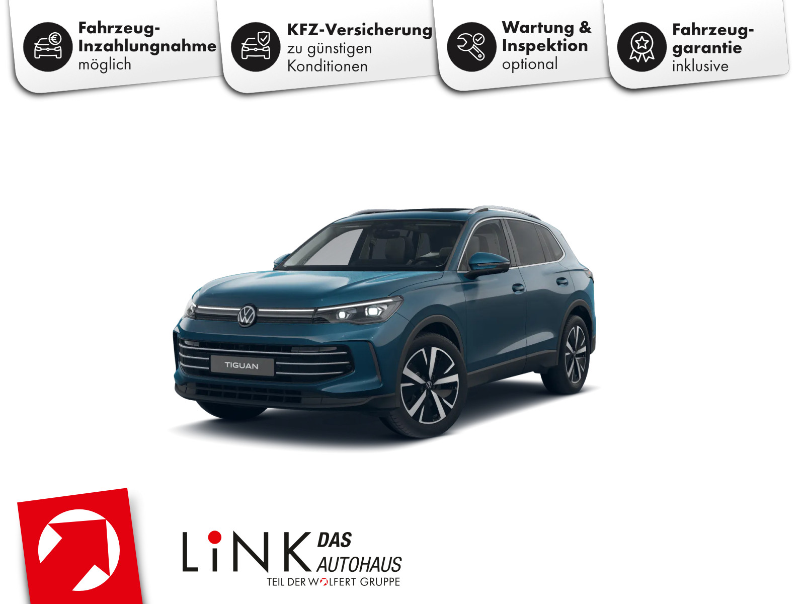 Volkswagen Tiguan Elegance 2.0 TDI DSG AHK PANO 360°STHZG