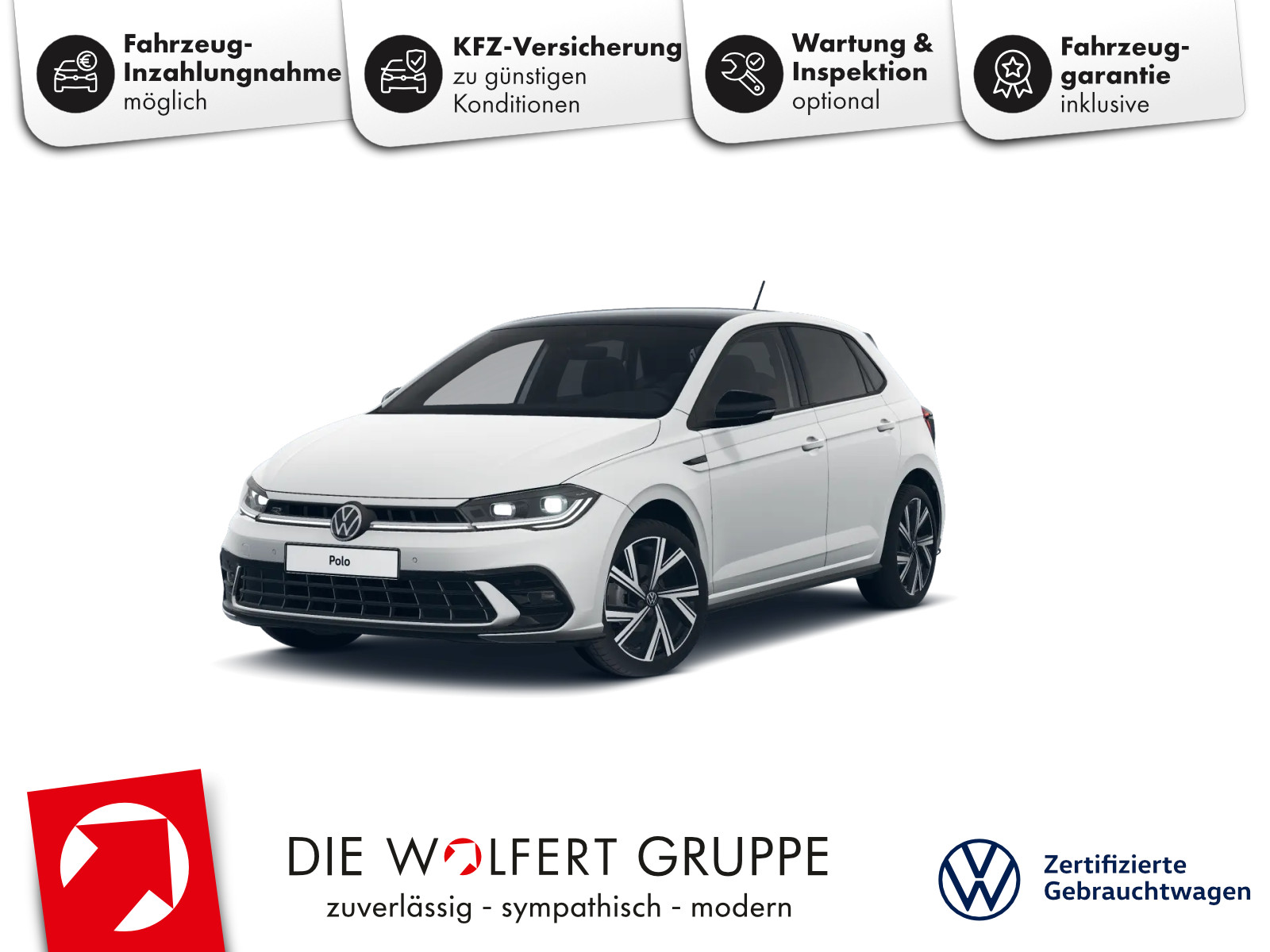 Volkswagen Zertifizierte Gebrauchtwagen 14 Volkswagen Polo R-Line 1.0 TSI DSG NAVI RFK ACC IQ.DRIVE