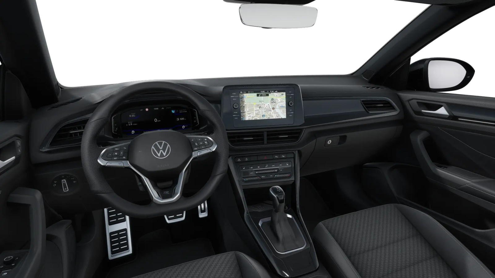 Fahrzeugabbildung Volkswagen T-Roc Cabriolet R-Line 1.5 TSI OPF (150 PS) DSG *AHK*NAVI*BLACKSTYLE*