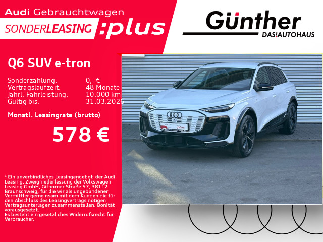 Fahrzeugabbildung Audi Q6 e-tron PERFORMANCE S LINE+WINTERRÄDER+AHK+HUD