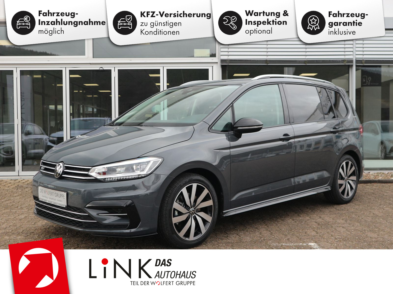 Fahrzeugabbildung Volkswagen Touran ENERGY 2.0 TDI DSG R-LINE NAVI 7-SITZE