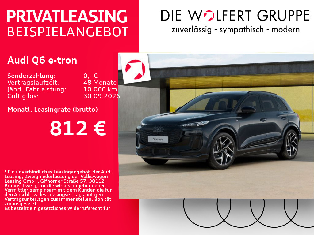 Audi Q6 e-tron SUV S line business quattro*0,25%*AHK*