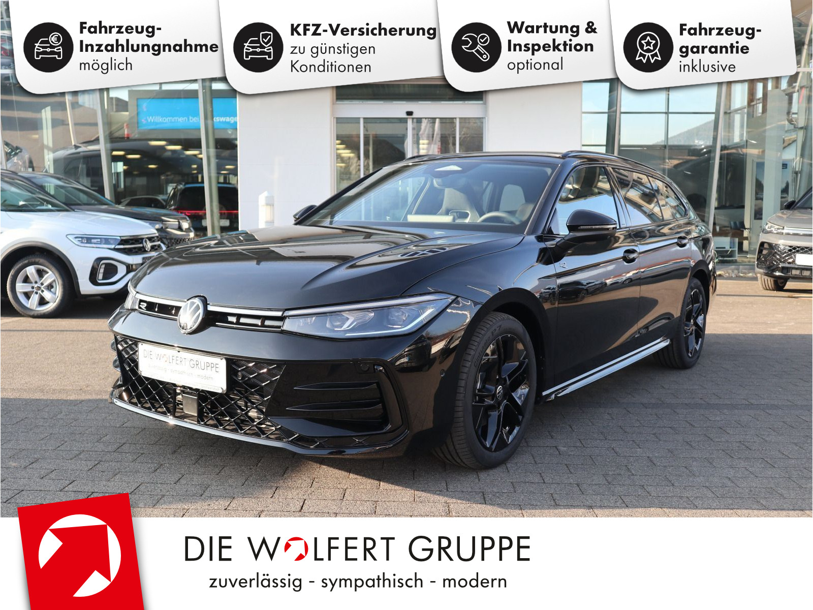 Volkswagen Passat R-Line 2,0 TDI SCR (150 PS) DSG *AHK*BLACK STYLE*WINTERRÄDER*NAVI PRO*