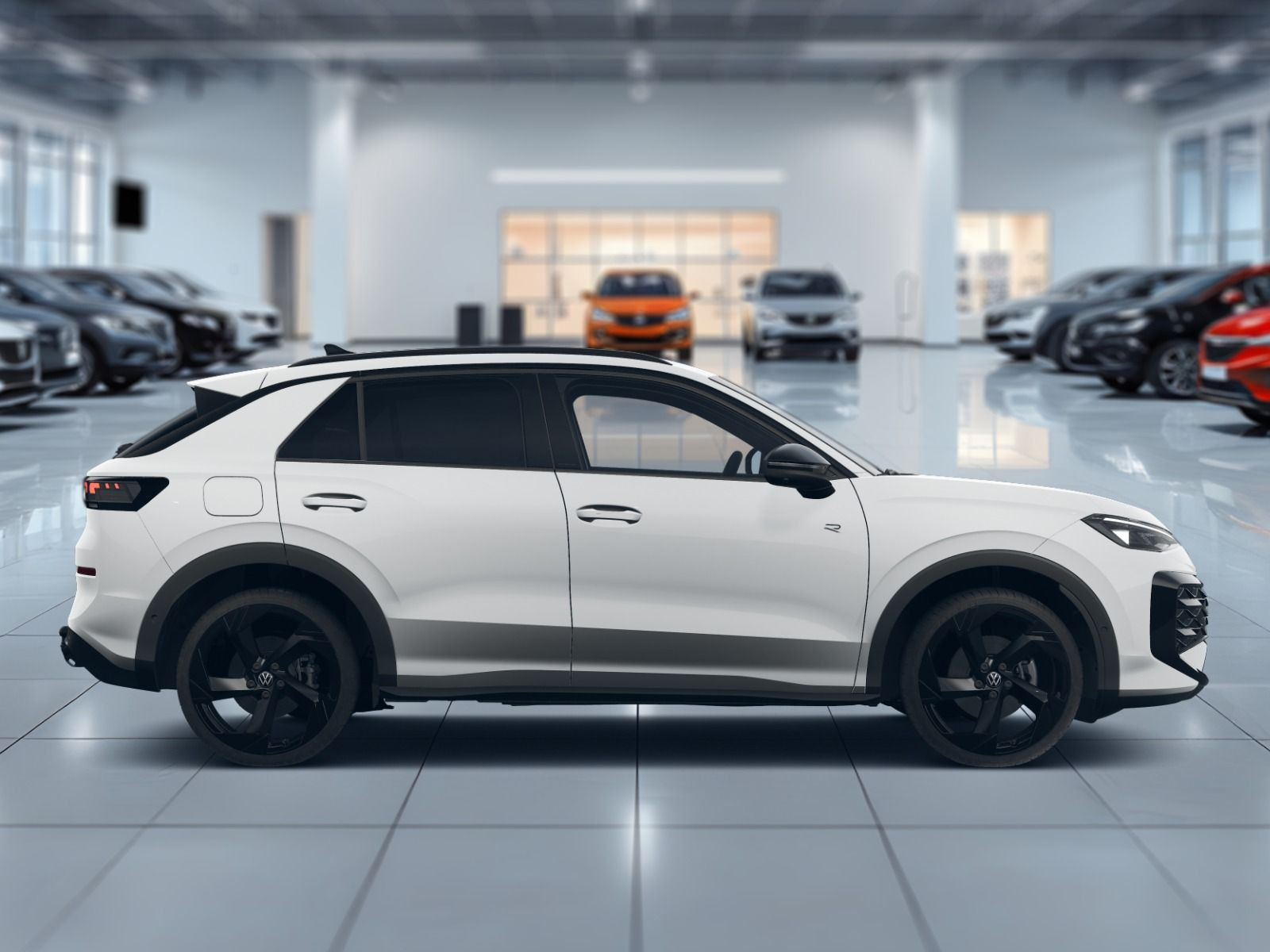 Fahrzeugabbildung Volkswagen T-Roc R-Line 1.5 eTSI OPF (150 PS) DSG *AHK*20 ZOLL*NAVI*BLACKSTYLE*