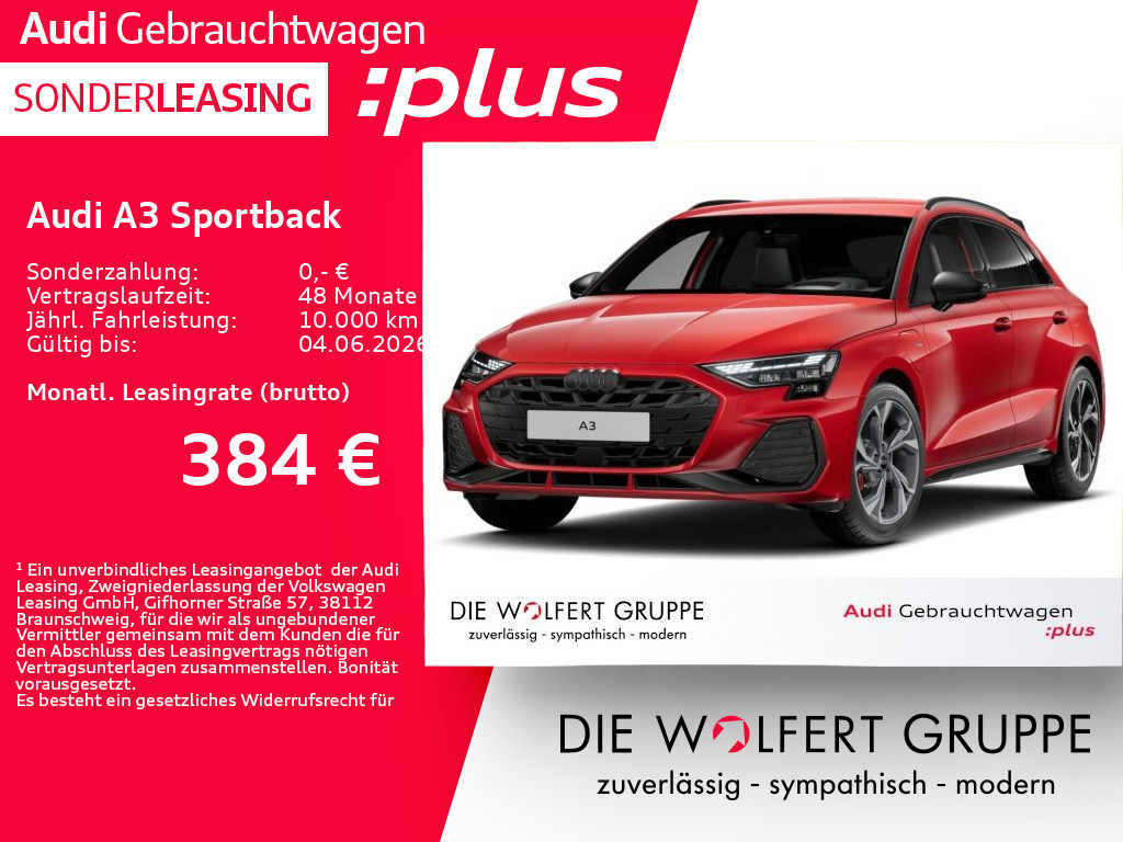 Audi A3 Sportback S line 45 TFSI e S tronic ACC*AHK