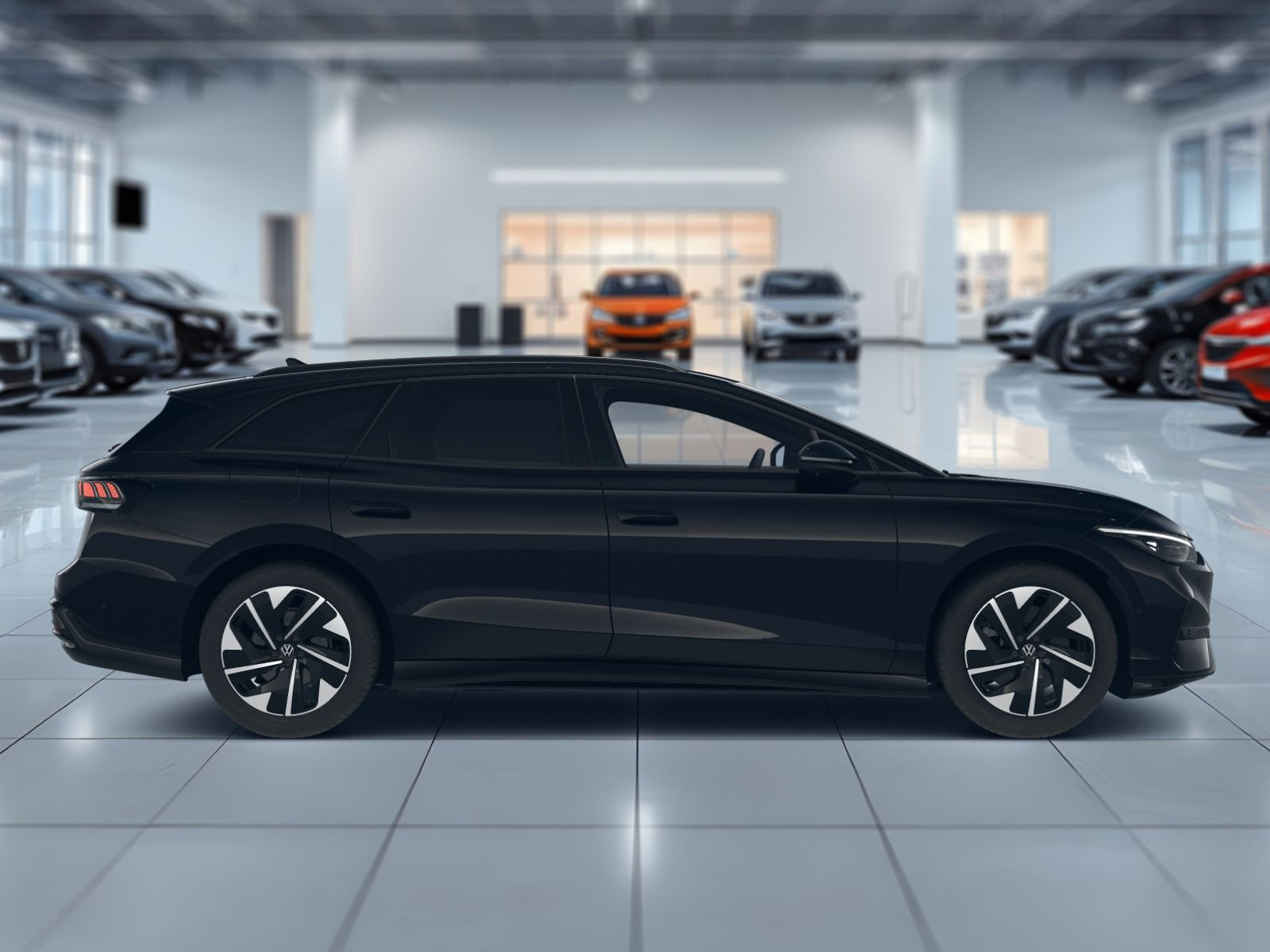 Fahrzeugabbildung Volkswagen ID.7 Tourer Pro 210 kW (286 PS) 77 kWh*AHK* WÄRMEPUMPE*GANZJAHRESREIFEN*
