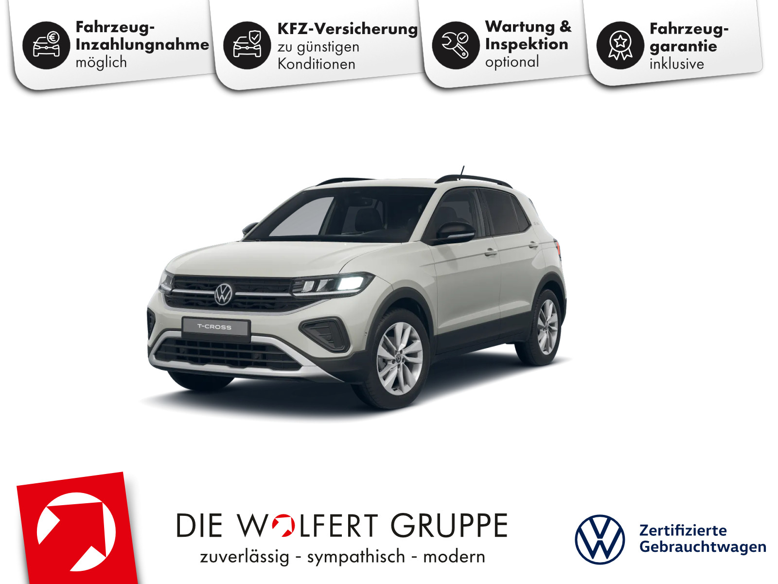Volkswagen T-Cross Life GOAL 1.0 TSI 85kW 7-Gang DSG 4 Türen