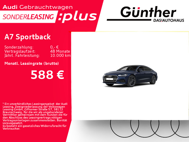 Audi A7 Sportback 45 TFSI QUATTRO S LINE+WINTERR+PANO