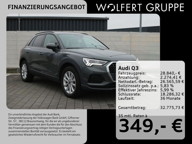 Audi Q3 45 TFSI e S tronic *AHK*LED-SCHEINWERFER*NAVI