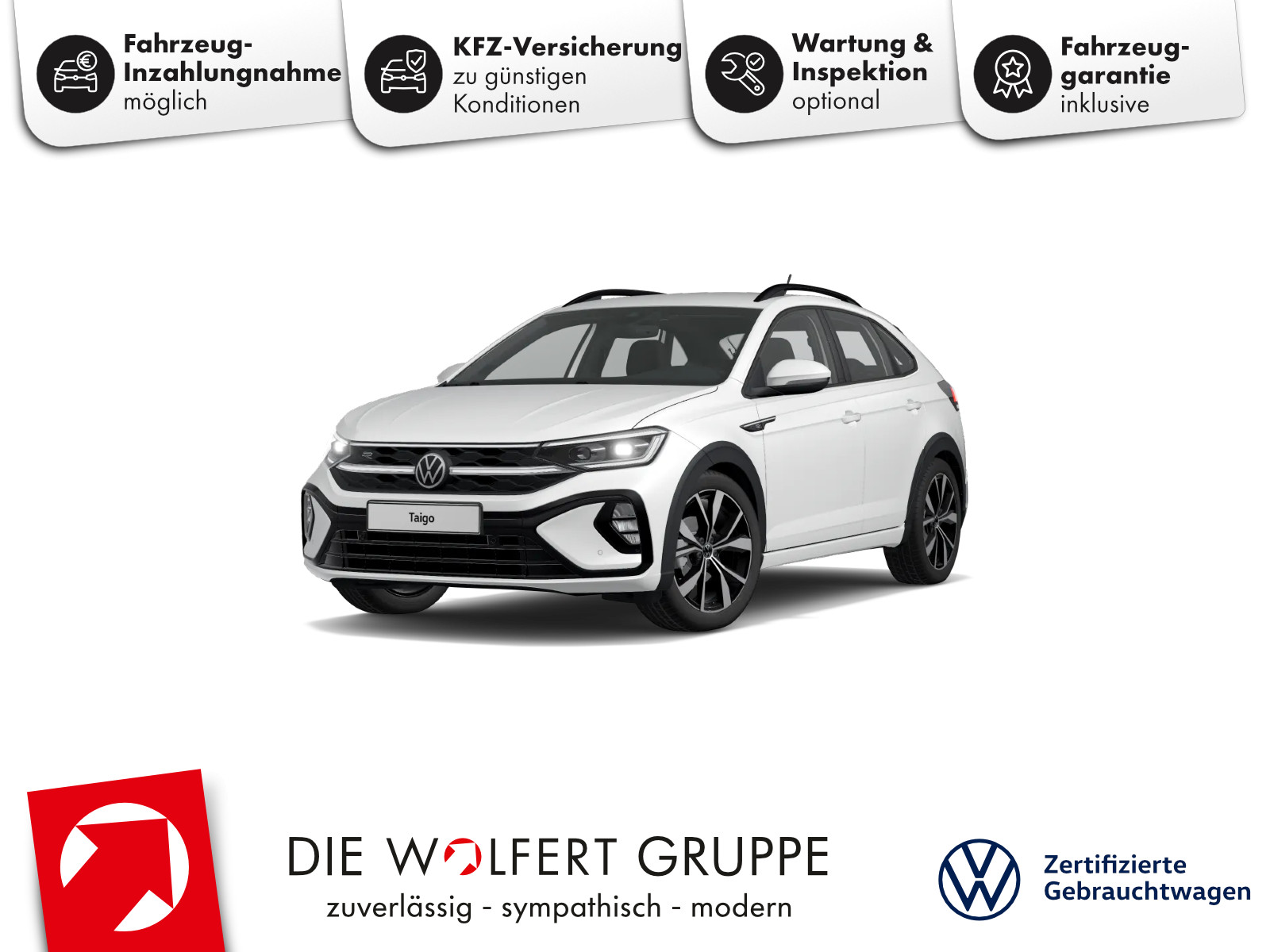 Volkswagen Taigo R-Line 1.5 TSI DSG AHK RFK ACC NAVI CARPLAY
