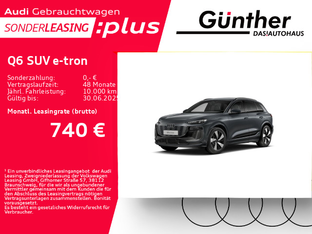 Audi Q6 e-tron S LINE+UMGEBUNGSKAMERAS+LEDER+EL SITZE