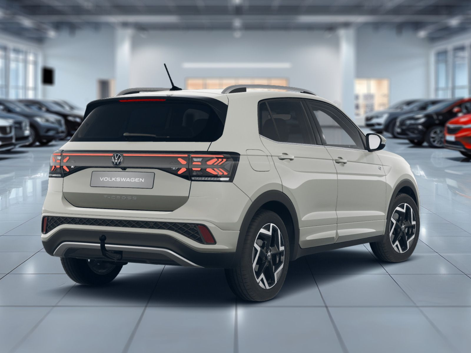 Fahrzeugabbildung Volkswagen T-Cross R-Line 1.0 TSI OPF (116 PS) DSG*AHK*GANZJAHRESREIFEN*NAVI*