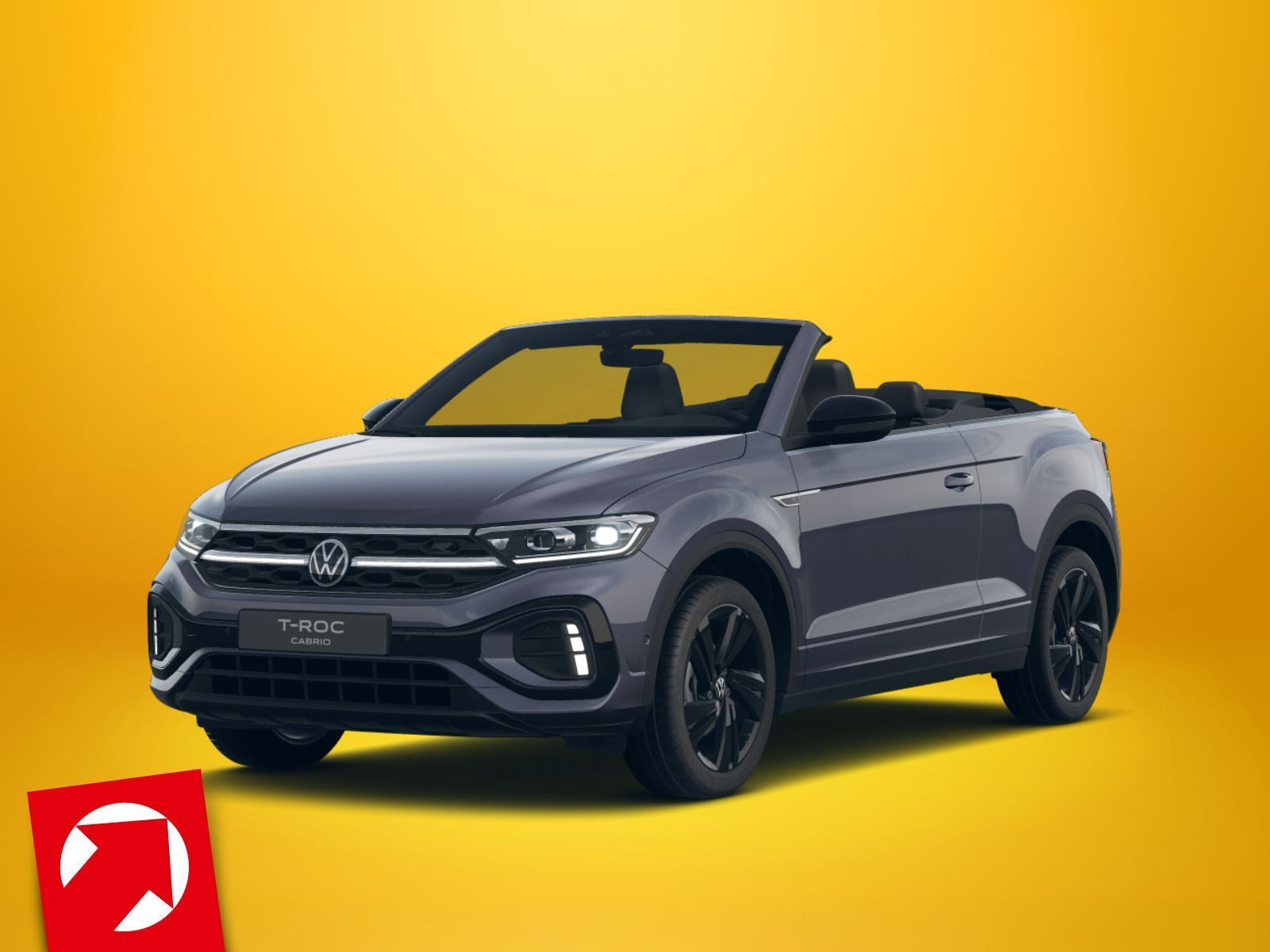 Fahrzeugabbildung Volkswagen T-Roc Cabriolet R-Line 1.5 l TSI OPF (150 PS) DSG *AHK*WINTERRÄDER*BLACKSTYLE*