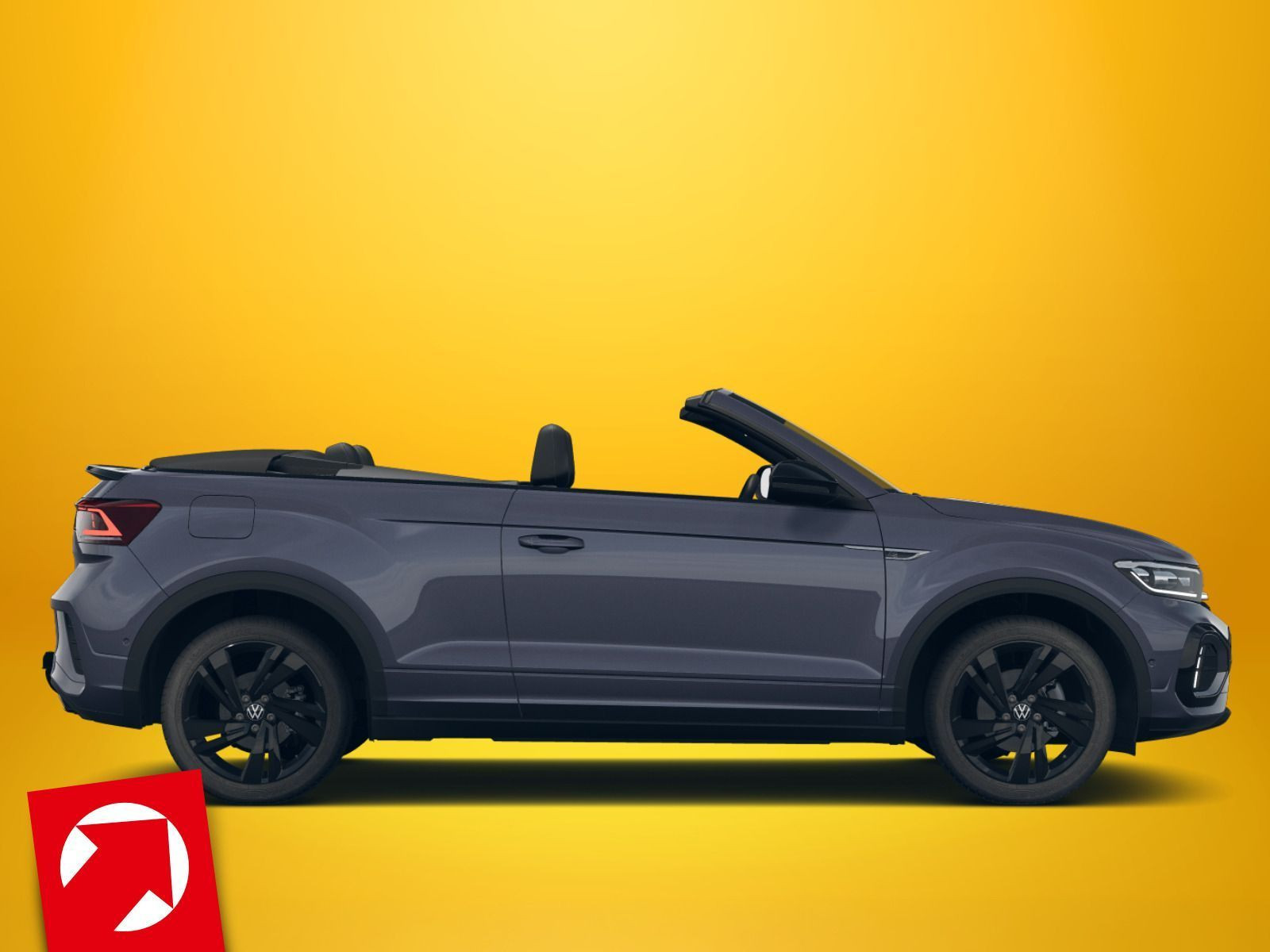 Fahrzeugabbildung Volkswagen T-Roc Cabriolet R-Line 1.5 l TSI OPF (150 PS) DSG *AHK*WINTERRÄDER*BLACKSTYLE*