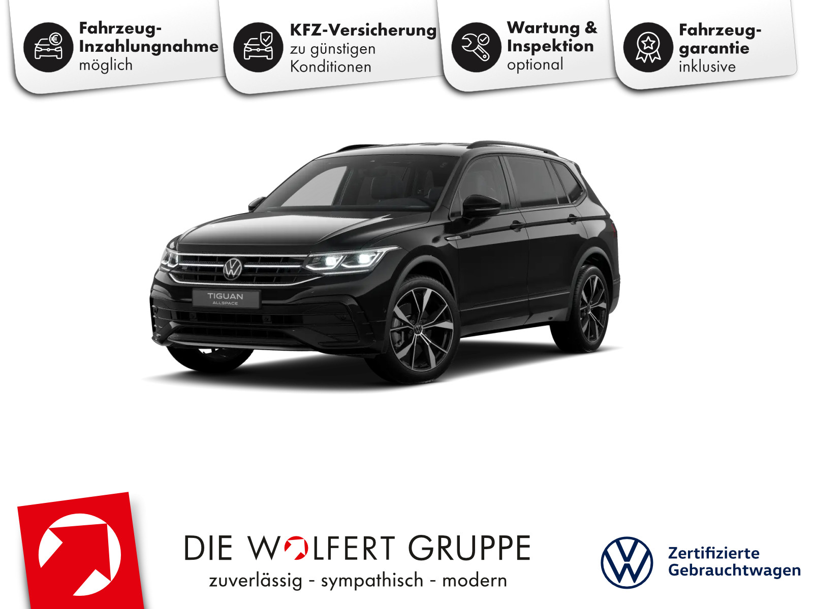 Volkswagen Tiguan Allspace R-Line 2.0 TDI 4M DSG AHK STHZG 7SITZE