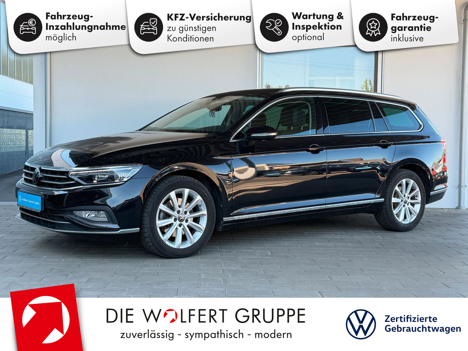 Fahrzeugabbildung Volkswagen Passat Variant Elegance 2.0 TDI DSG AHK MATRIX RFK ACC NAVI