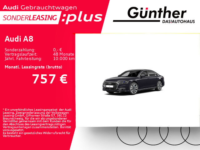 Audi A8 50 TDI QUATTRO+WINTERRÄDER+LASERLICHT+SITZBEL